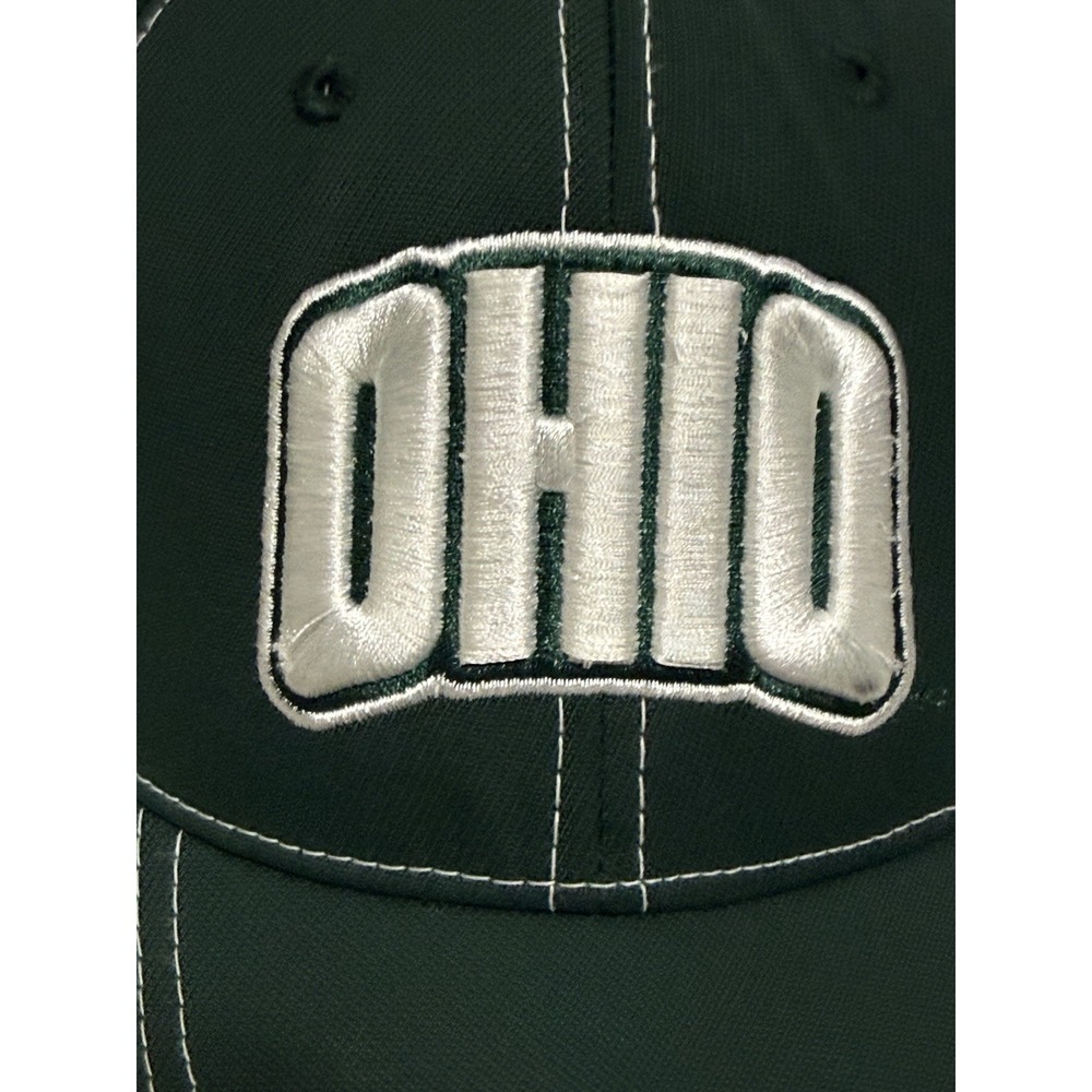 OHIO UNIVERSITY BALLCAP HAT Adult Small/Medium  Green